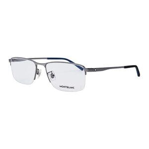 NEW  MONTBLANC EYEGLASSES RUTHENIUM MEN EYEWEAR MONTBLANC MB0107O 002